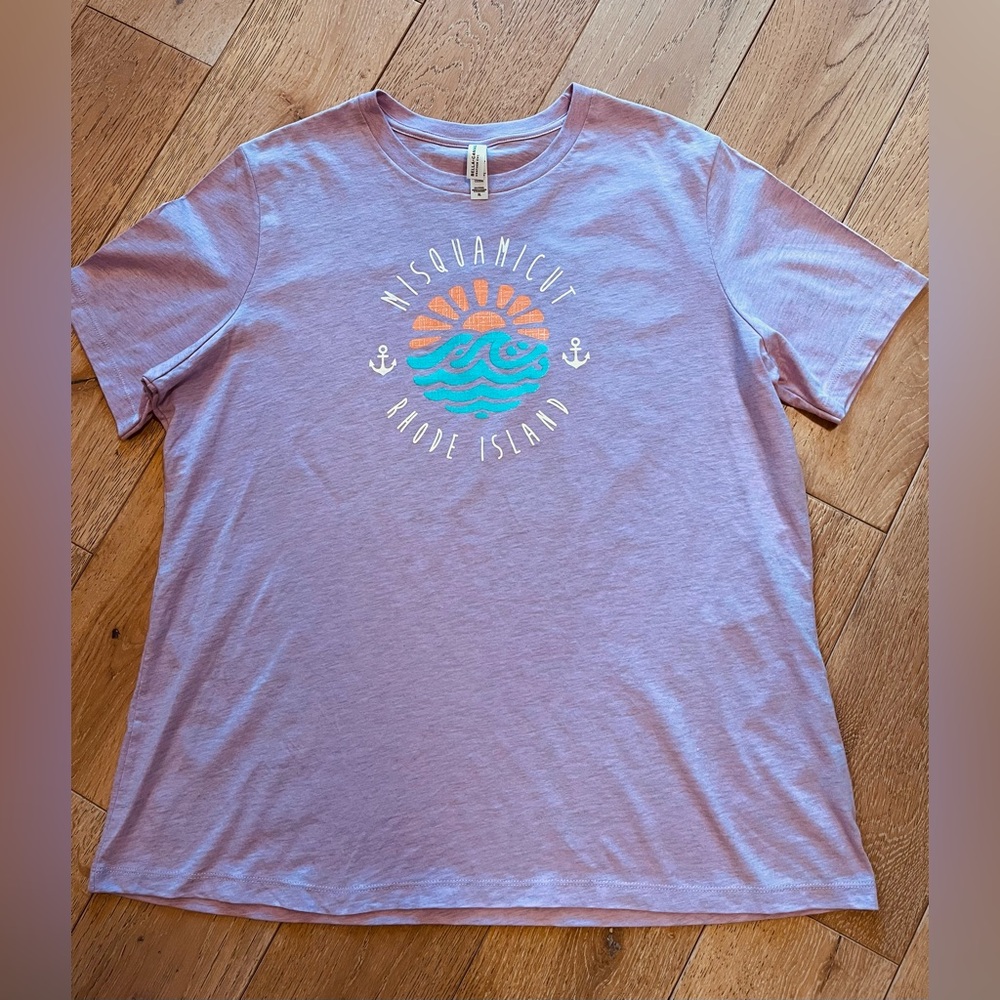 RHODE ISLAND, Misquinicut (BEST BEACH by NEWPORT) Beach Tee-Shirt Shirt Sz X-LGE